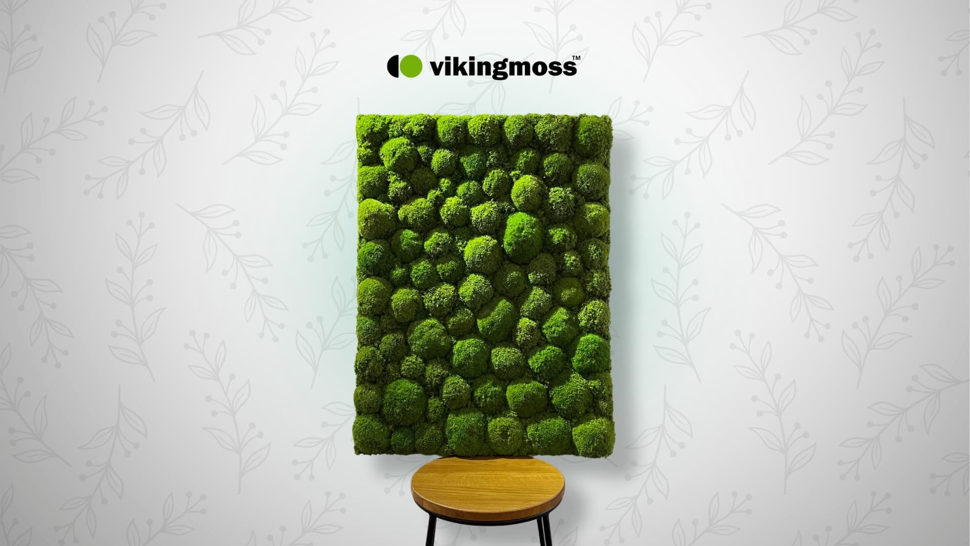 Un panel de musgo de cojín de Vikingmoss