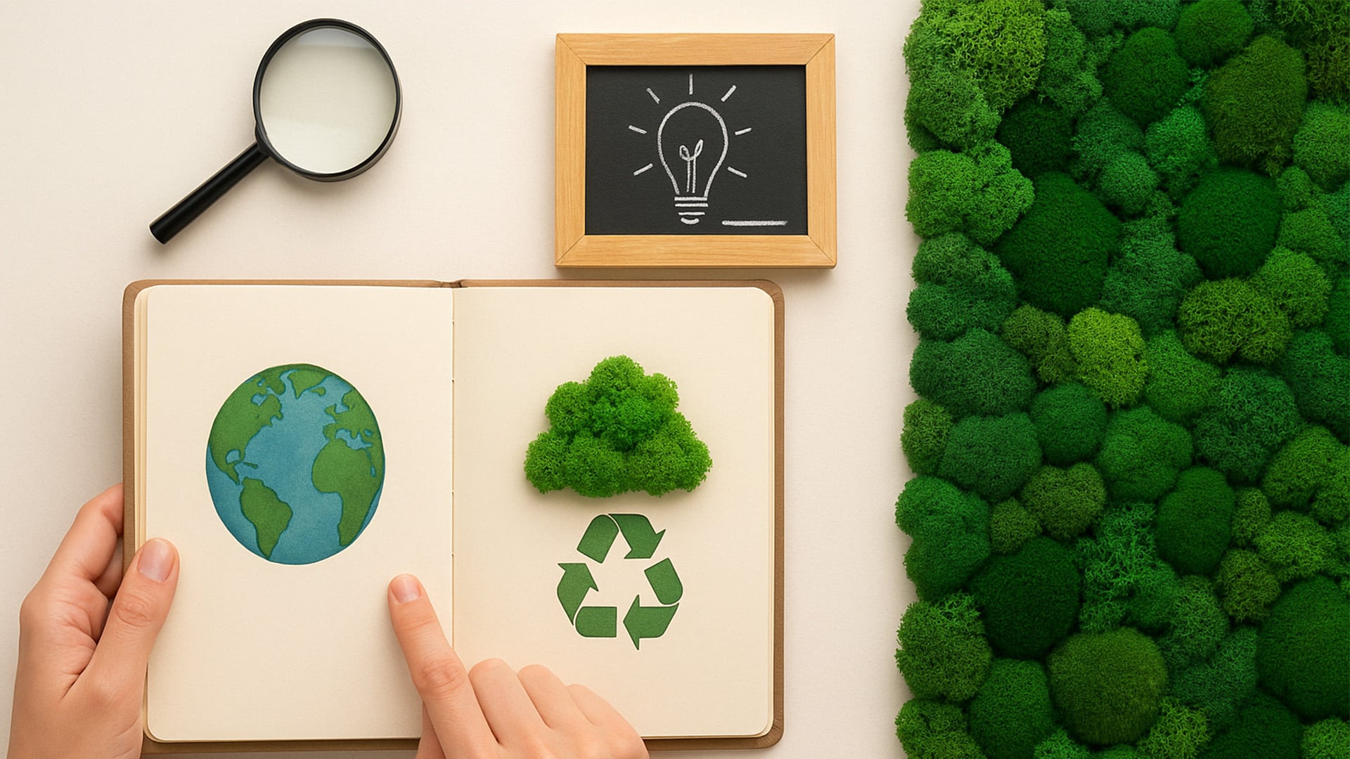 Edukacja pracowników na temat ekologii i mchu stabilizowanego